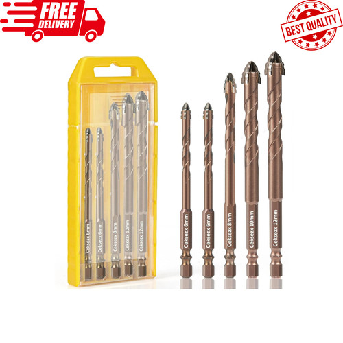 Pcs masonry drill bit set - 5,